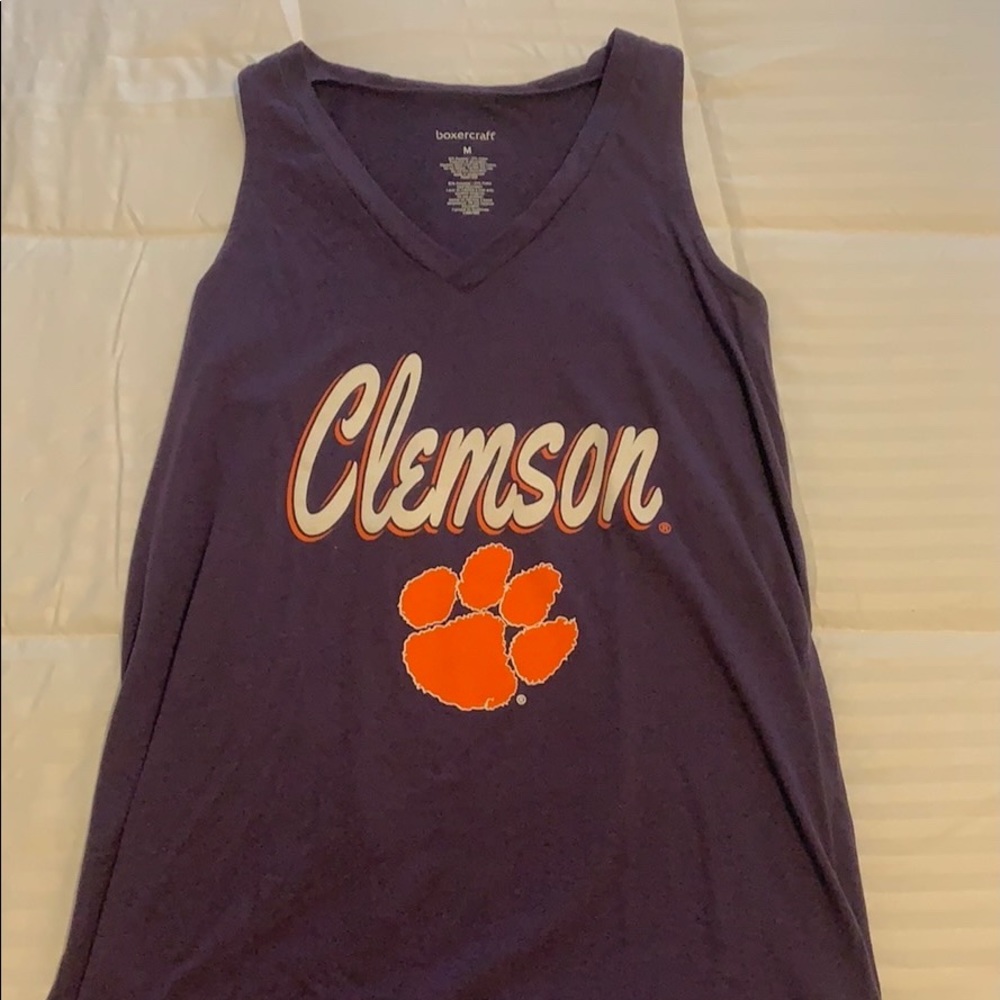 Clemson Purple Tank Top